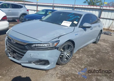 2021 Honda Accord Hybrid Touring from USA, damaged, VIN 1HGCV3F98MA005566